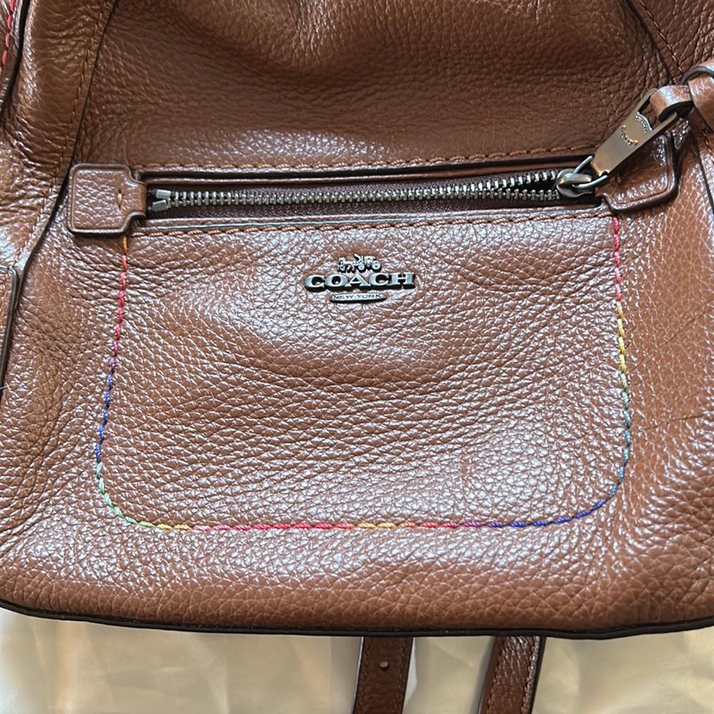Coach mini leather backpack - Picture 2 of 5